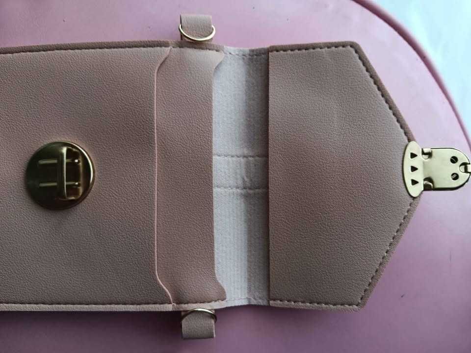 Bolsa para telemóvel rosa nude