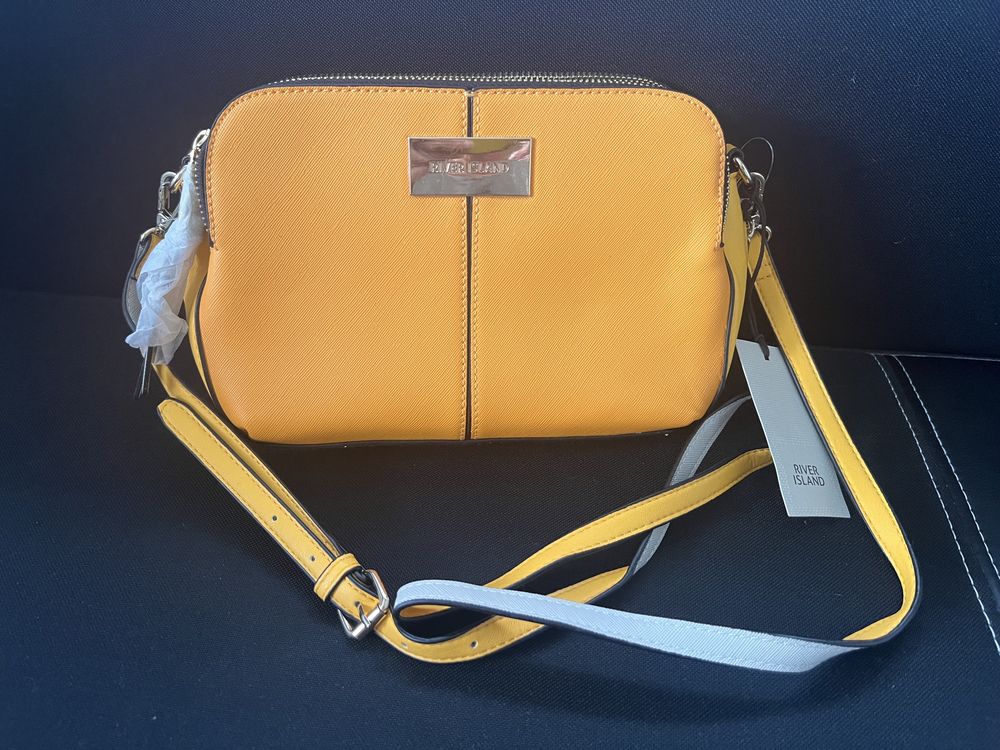 Torebka na ramie River Island Nowa pomarańczowa crossbody