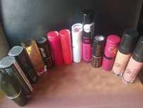 Szminka pomadka błyszczyk mac Revolution eveline golden rose avon