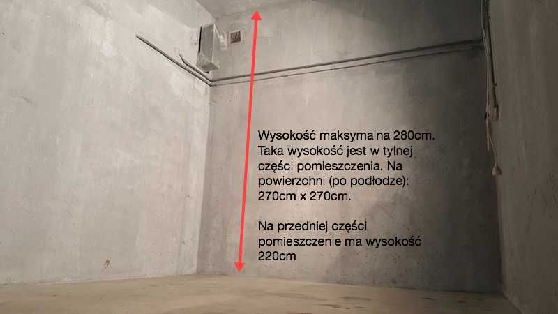 Magazyn 17 m2 Gocław. Bezpieczny i suchy