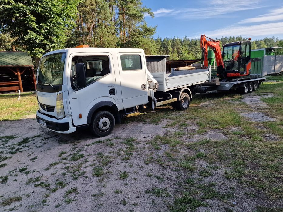 Usługi minikoparką 2.8 T ,auto wywrotka, HDS