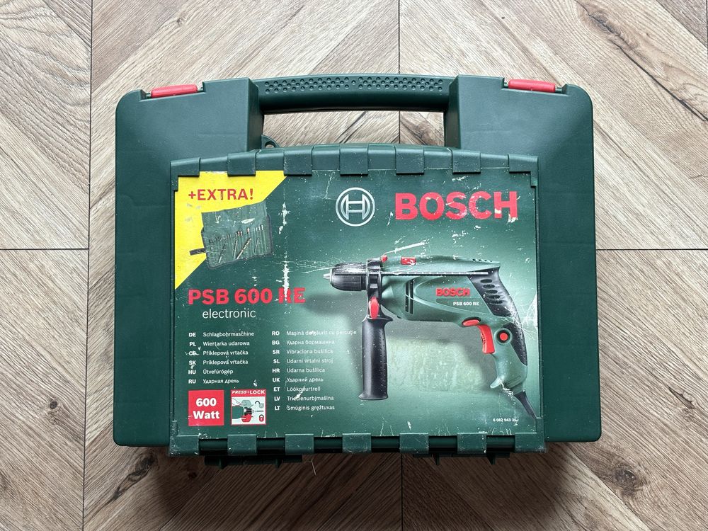 Електрична ударна дрель Bosch psb 600 re