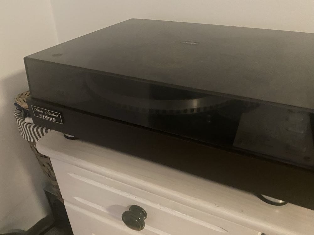 KOLEKCJA! Gramofon Fisher MT-6250, Amplituner Marantz MR215 + ~350plyt