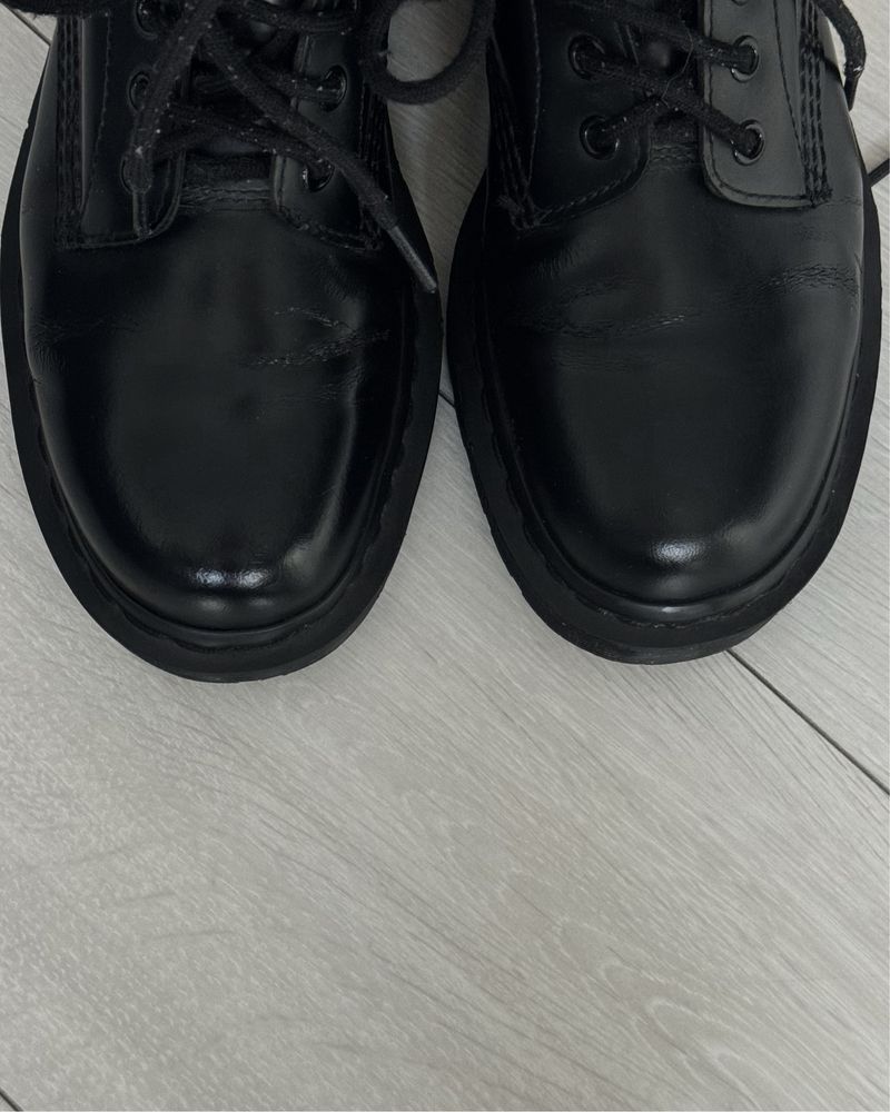 Шкіряні Черевики Dr.Martens 1460 mono black  / 39 розмір / оригінал