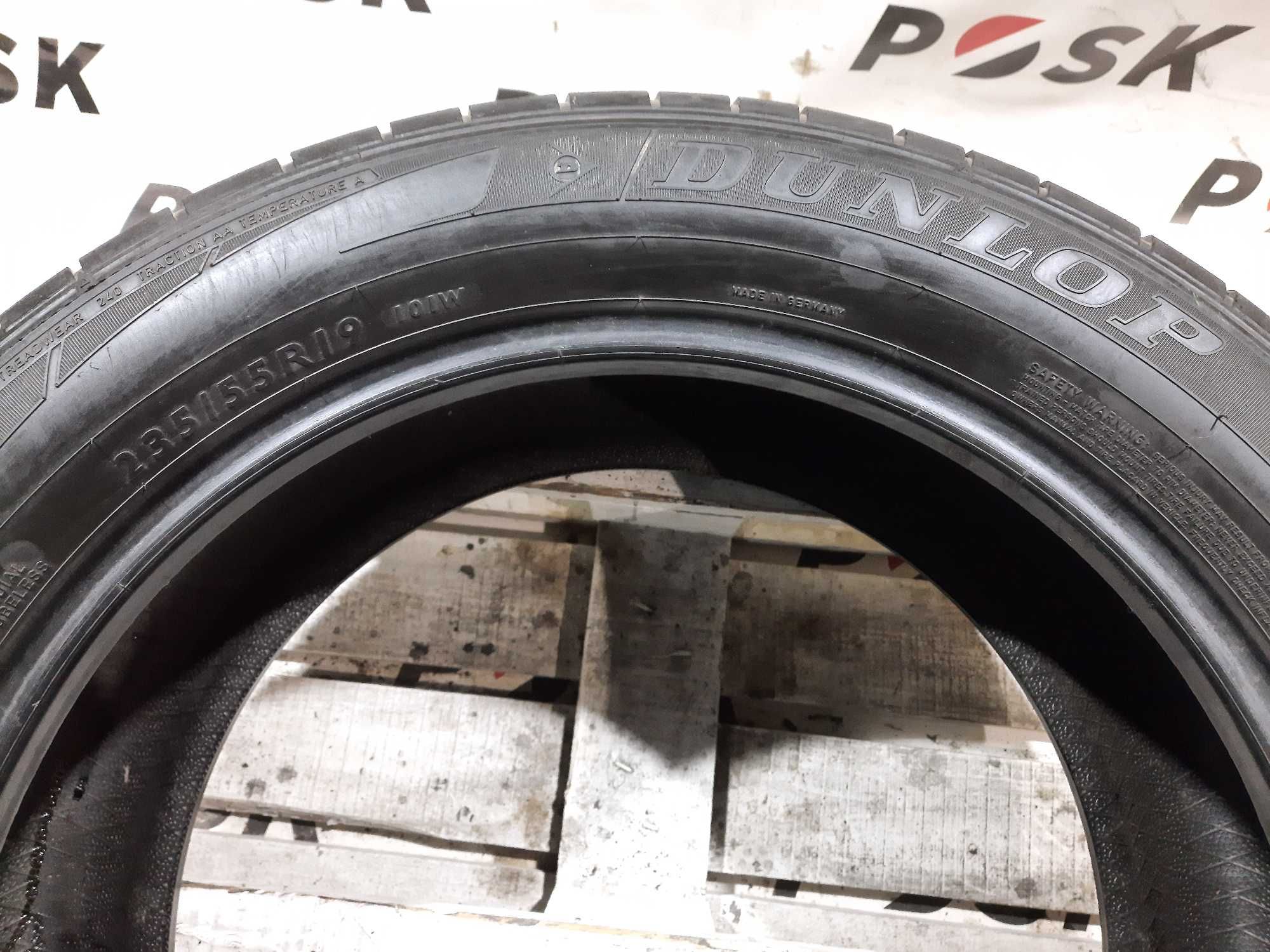 Літо 235/55 R19 dunlop sp sport maxx gt, ціна комплекта 4200 грн