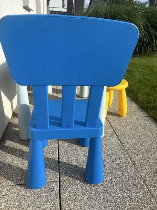 Ikea mammut zestaw 3 krzesła +stół