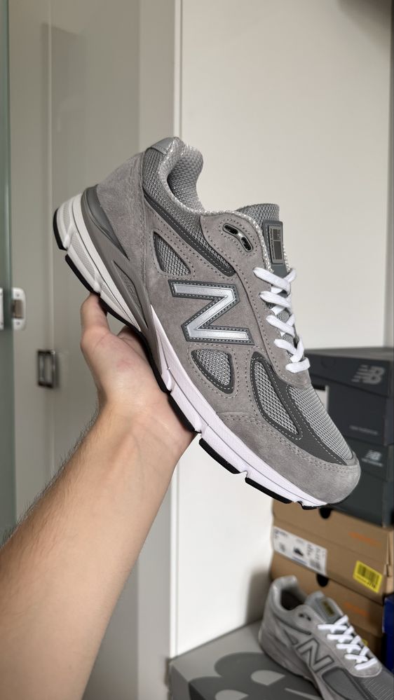 New Balance 990v4 Grey Siliver Made In USA
