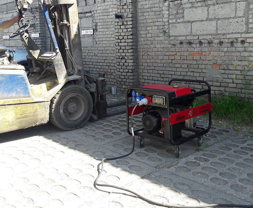 Generator prądu Agregat prądotwórczy Honda Pramac Atlas Copco Wynajem