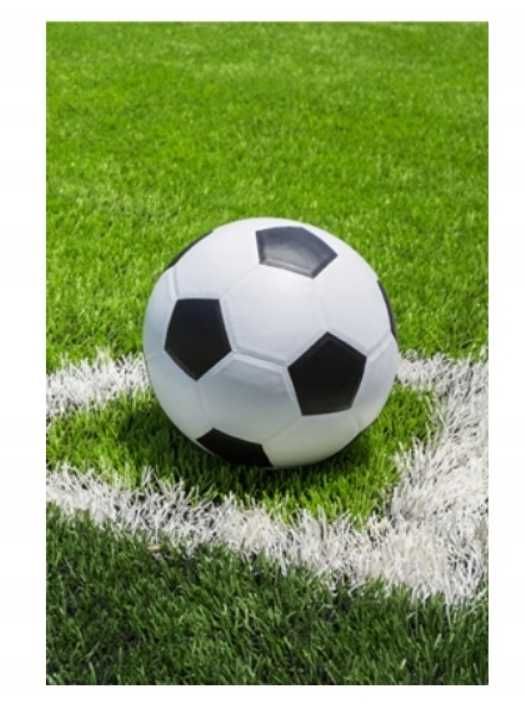 Koc polarowy+ręcznik kąpielowy piłka nożna 70x140 bawełniany football