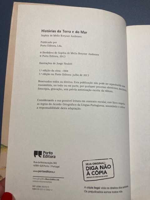 Histórias da Terra e do Mar de Sophia de Mello Breyner Andresen