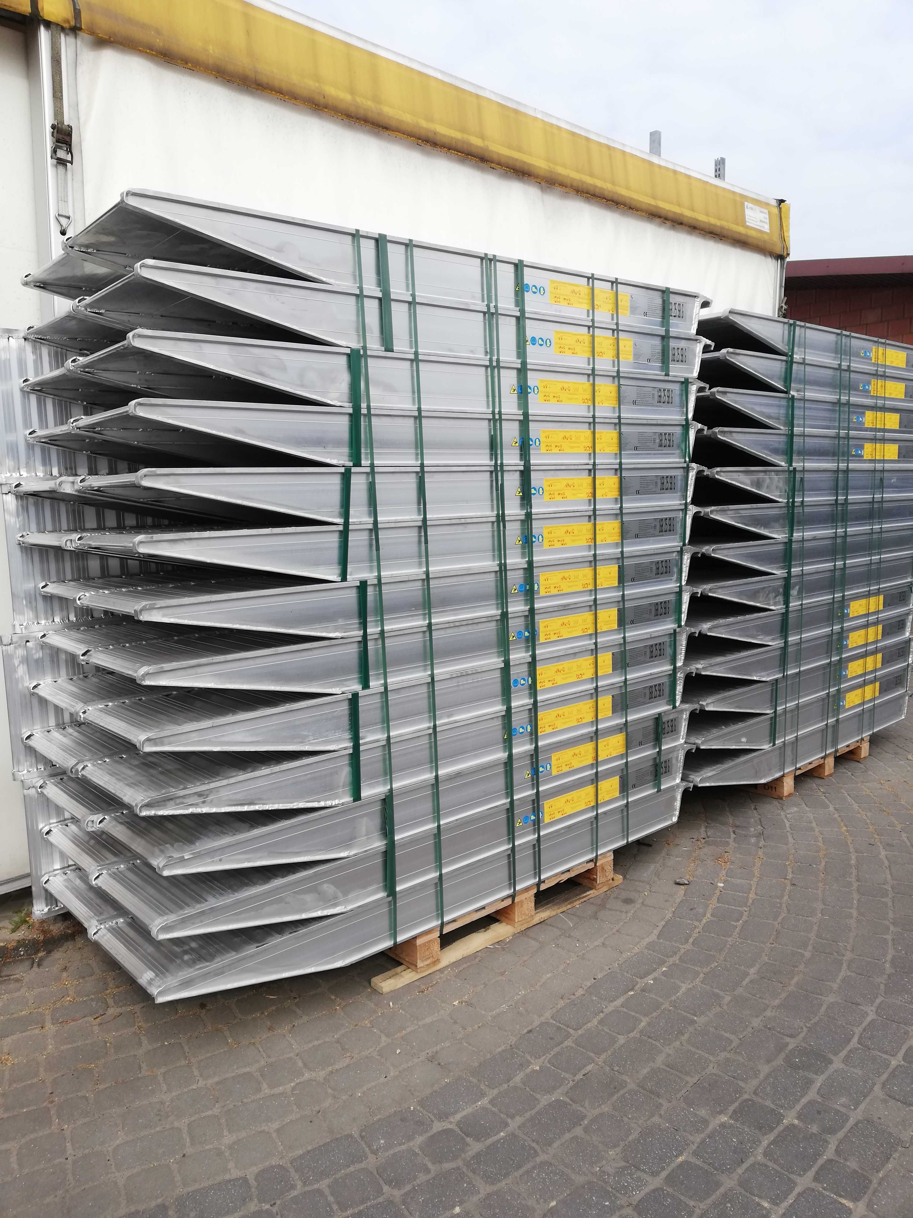 Najazdy Aluminiowe do koparek 3,5m - 4200kg Darmowa dostawa