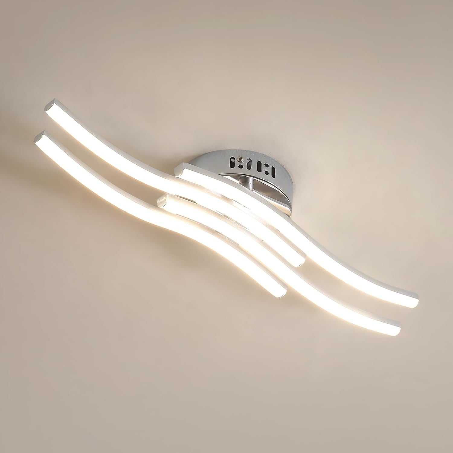 Osairous Lampa sufitowa LED, zakrzywione lampy sufitowe