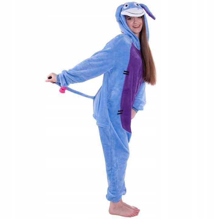 OSIOŁEK Osioł PIŻAMA Kigurumi Onesie kostium Kombinezon XL Q472