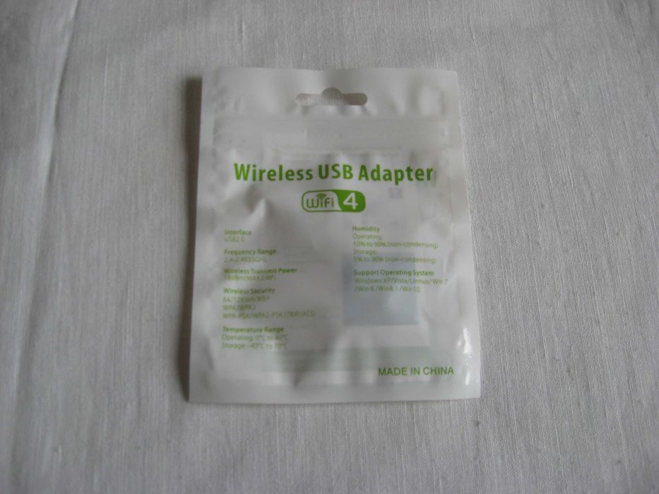 Wifi USB 2,0 адаптер 150 Мбит/с на частоте 2,4 ГГц