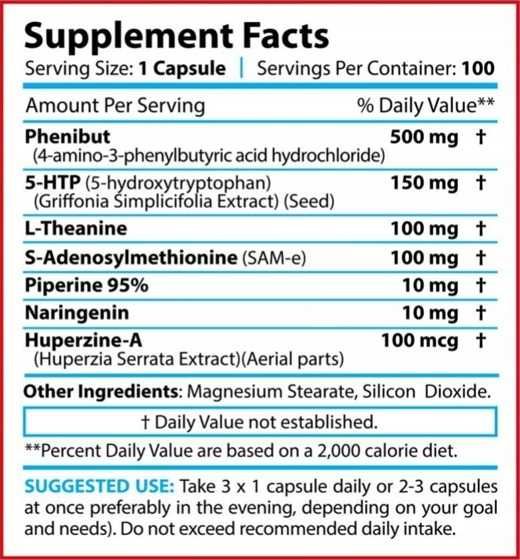 Revange Nutrition Pheni+ , Фенібут, фенибут, 100 шт.