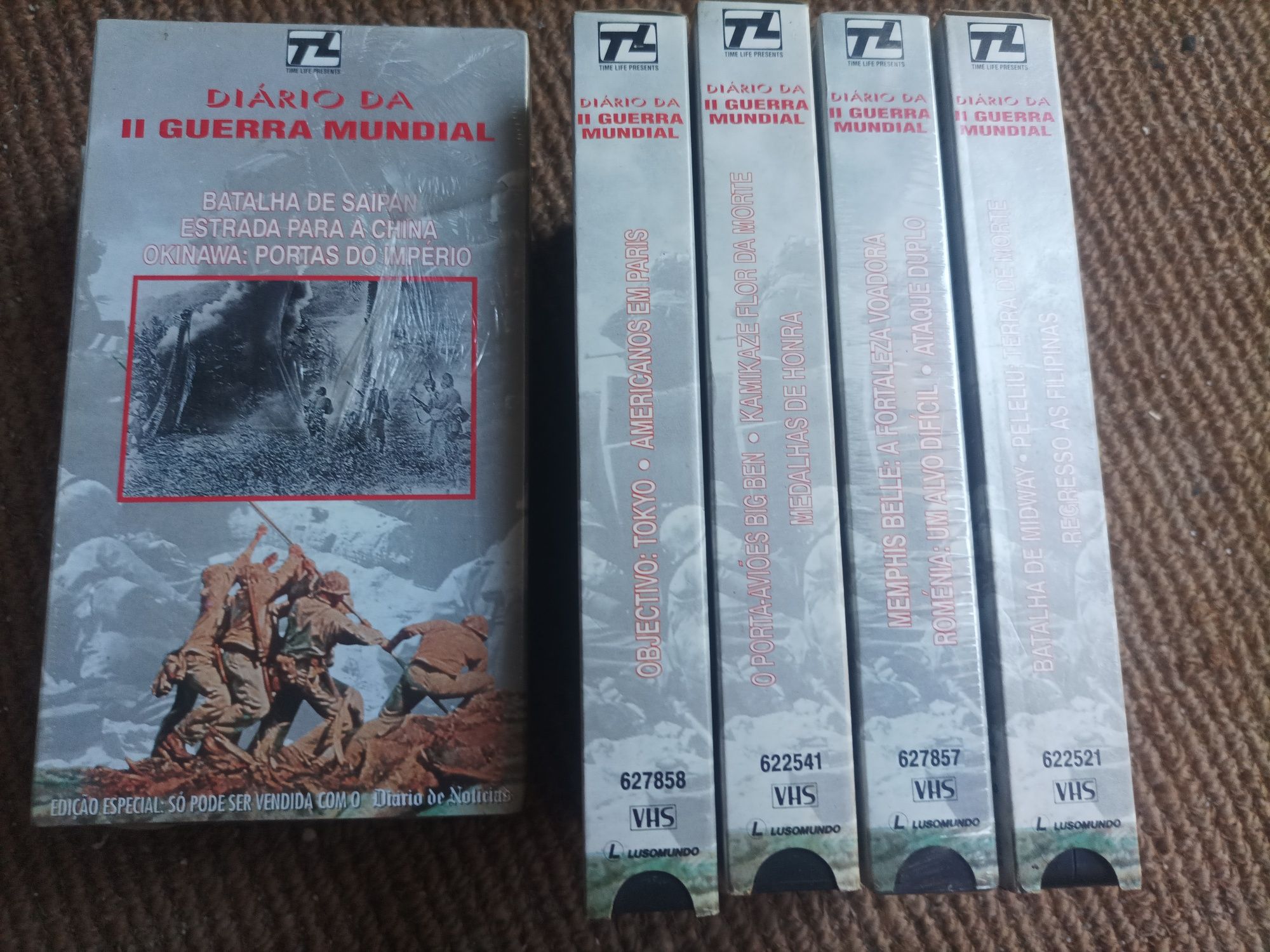 7 VHS História da II Guerra Mundial