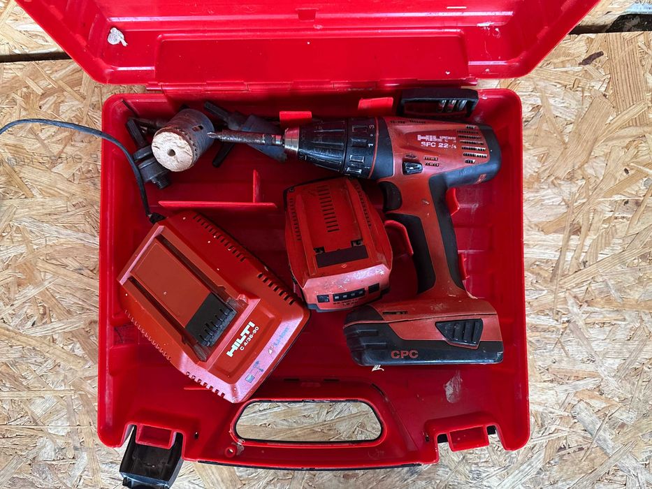 Wkrętarka Hilti SFC 22-A Zestaw Ładowarka Bateria.