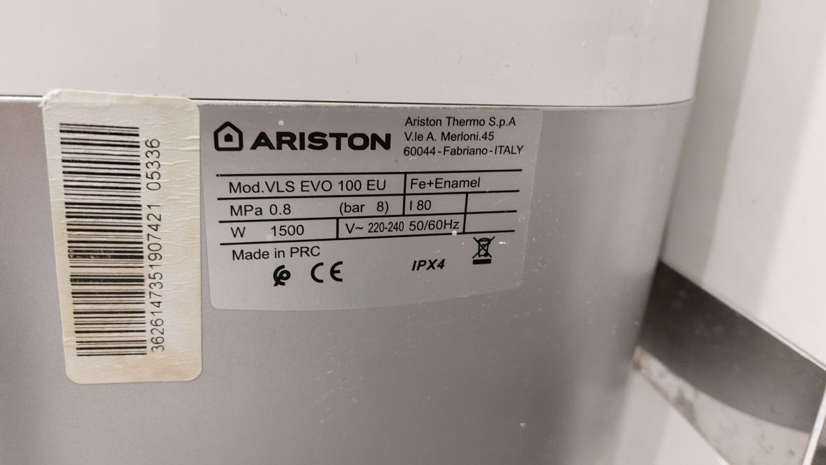 Bojler elektryczny Ariston Velis Evo 100, 80 litrów, podgrzewacz wody