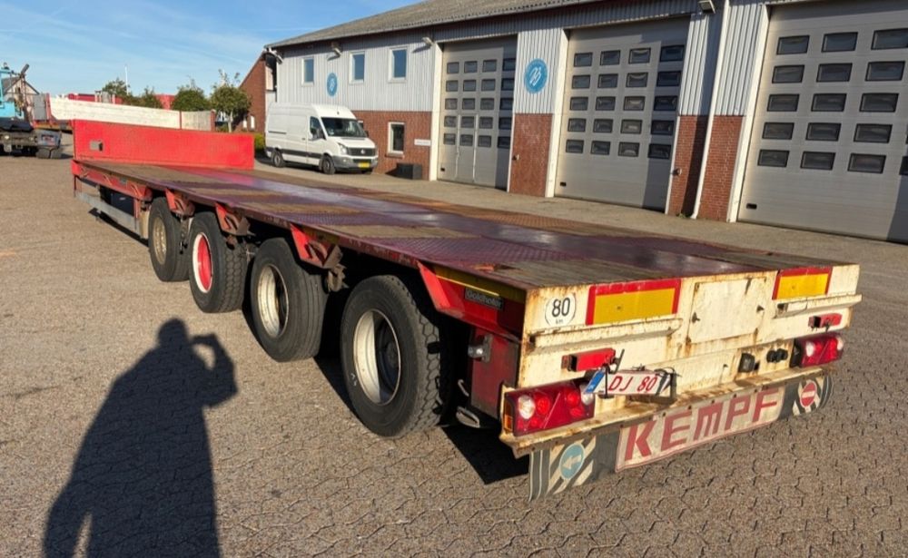 Naczepa niskopodwoziową 4 osie goldhofer STN-L4-50/80