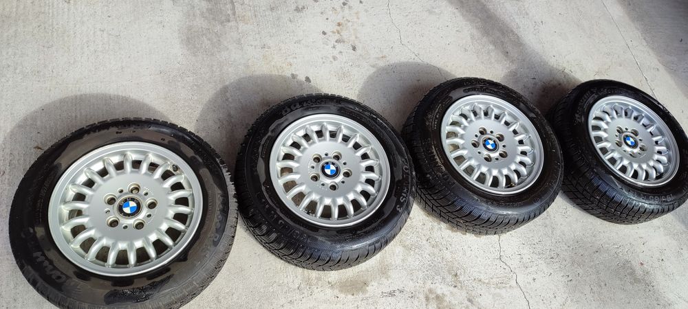 Koła zimowe 15'' 5x120 ET47 BMW 195/65R15 T Barum alufelgi, felgi