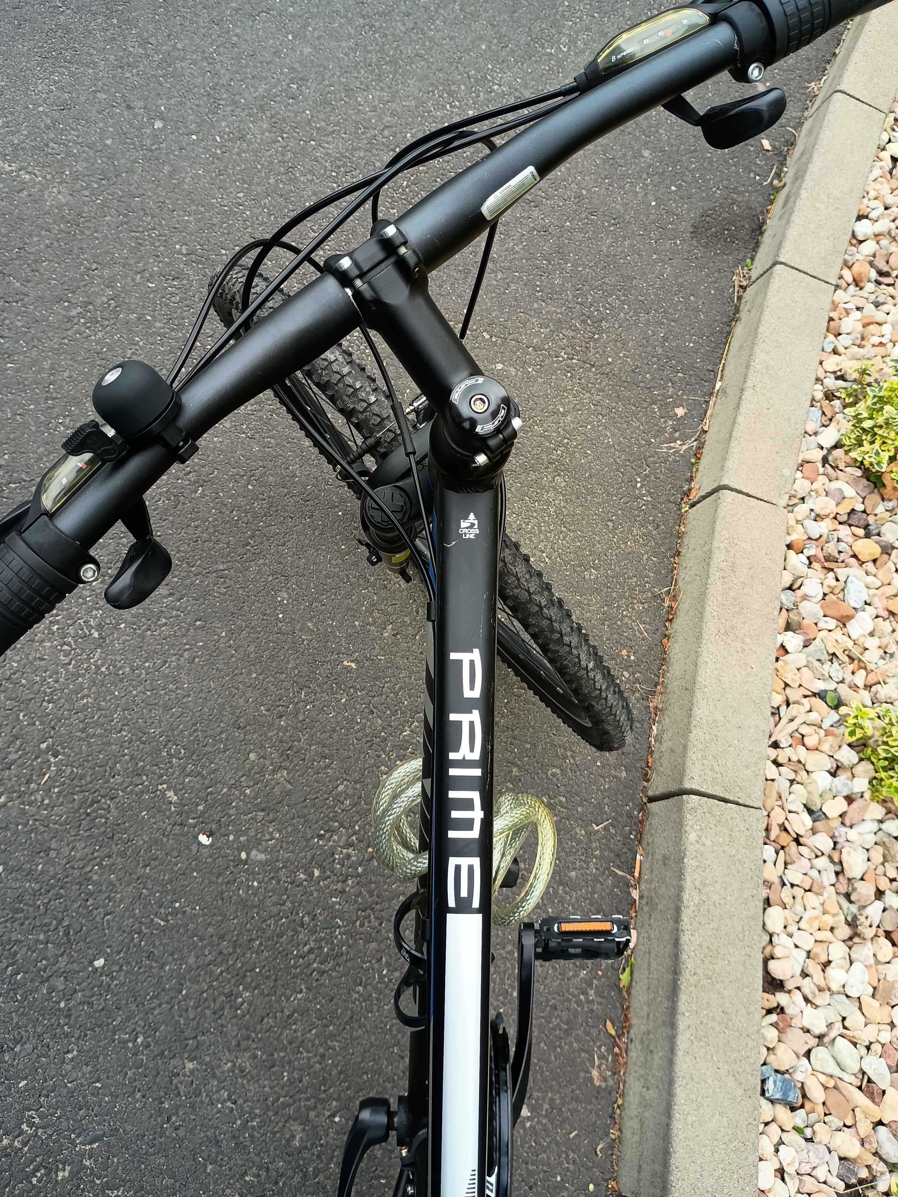 Rower cross Unibike Prime 19" niebiesko-czarny