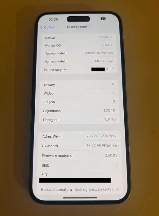 Iphone 14PRO MAX 1TB!