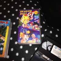 6 cassetes video(vhs),filmes/séries do Dragon Ball Z e GT- bom estado