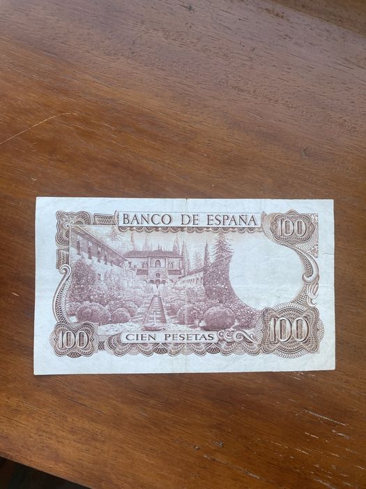 Notas 5 e 1000 liras africa dul e espanha