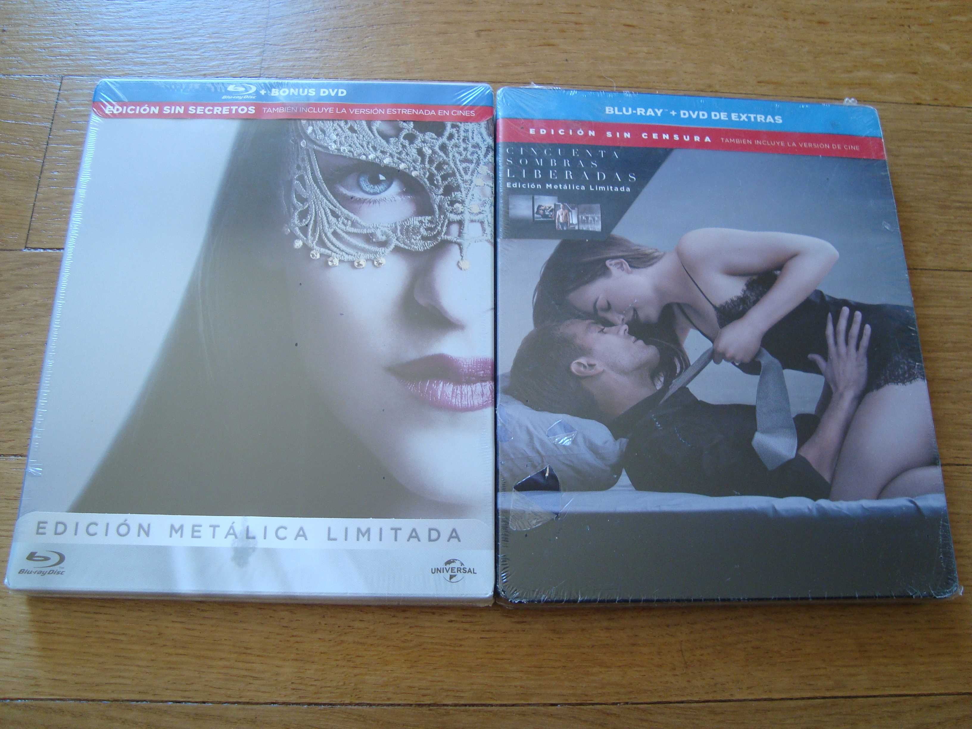 As Cinquenta Sombras Mais Negras & Livre (Blu-Ray + DVD) / Steelbook)