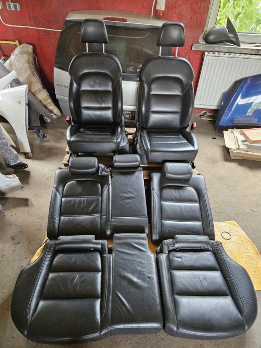 Skoda Superb II kombi fotel kierowcy pasażera lewy prawy kanapa skóra