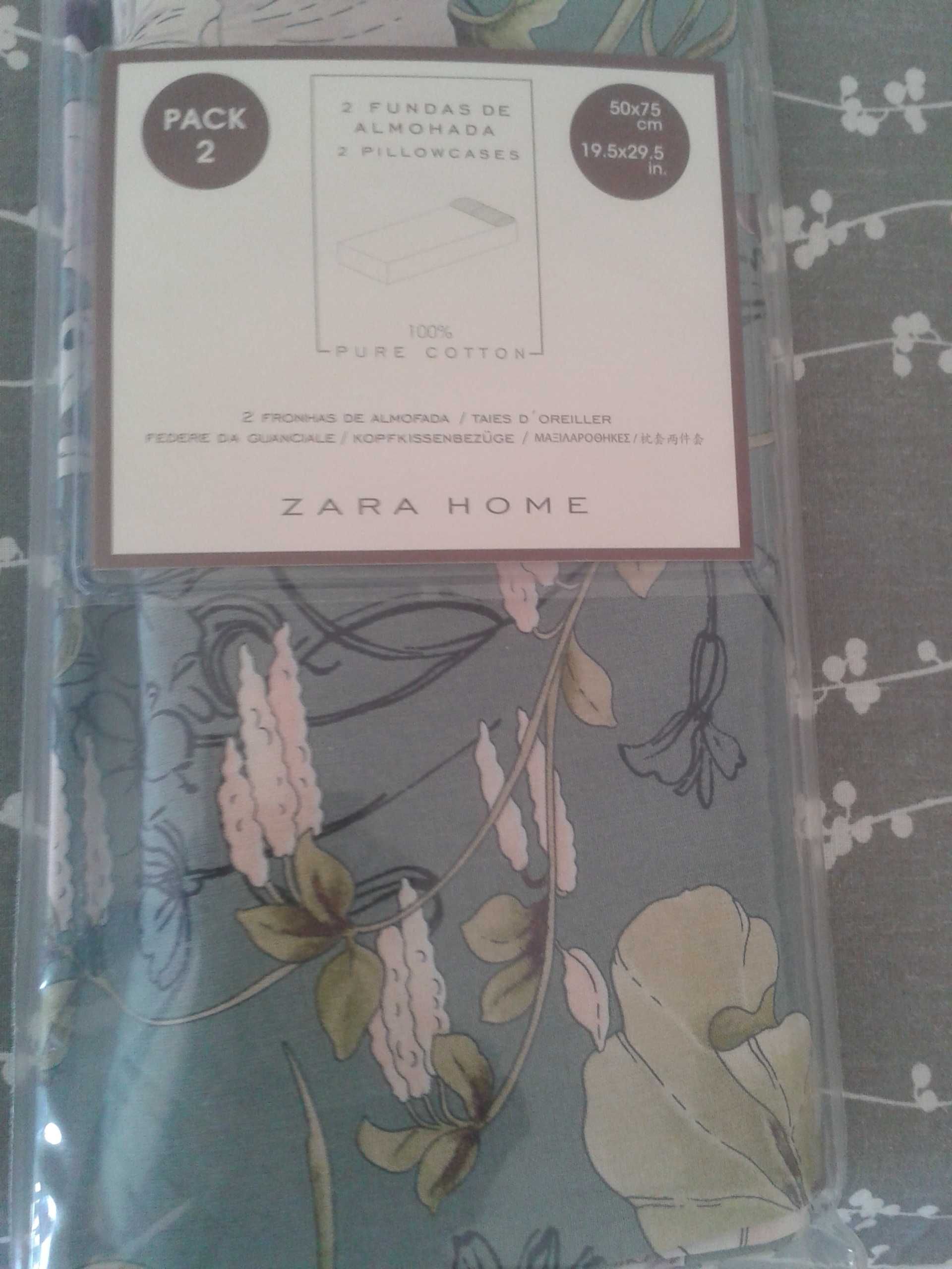 2 Fronhas de Almofada Zara Home (Novas) - urgente para desocupar