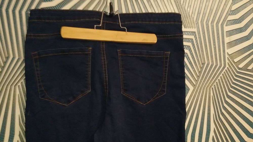 Стейчеві джинси скіні висока посадка Denim Co