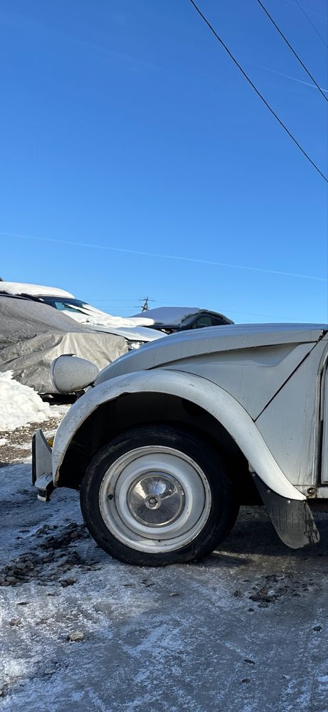 Części do Citroen 2CV koła, błotniki przód tył, grill