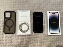 iPhone 14 Pro 128GB Space Black – Stan bdb – Etui, szkło, gwarancja