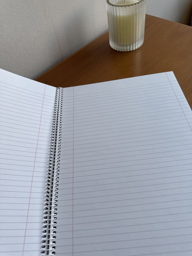 Caderno A5 linhas