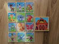 Puzzle drewniane edukacyjne