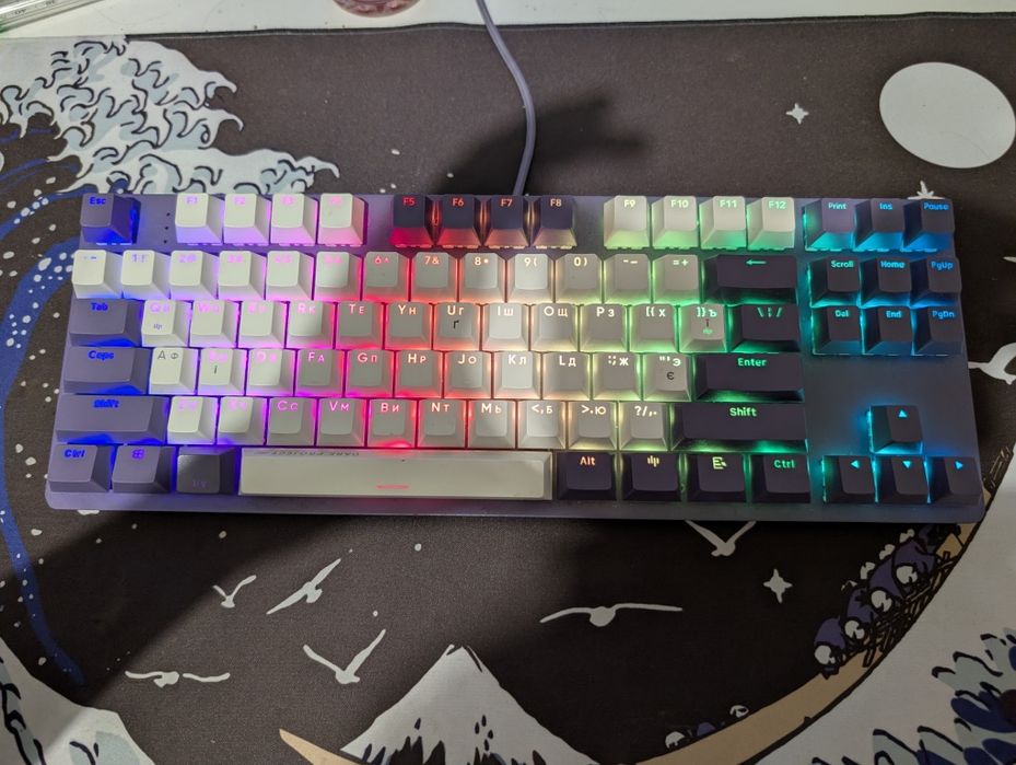 Геймерськя механічна клавіатура dark project kd87a