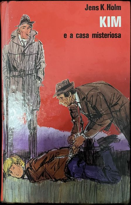 Livros juvenis aventuras policiais colecção Kim de Jens K. Holm bons