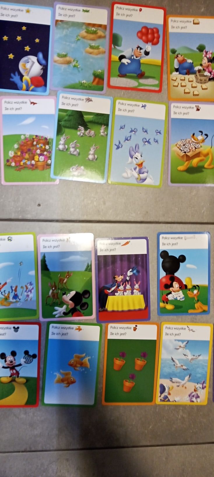 Disney seria Ucz się z nami Liczenie karty
