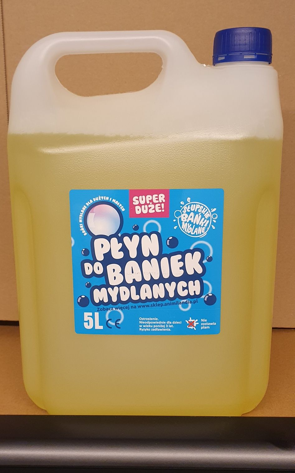 5 l Płyn do mega baniek, Polskie, dla animatorów, bańki Słupskie!