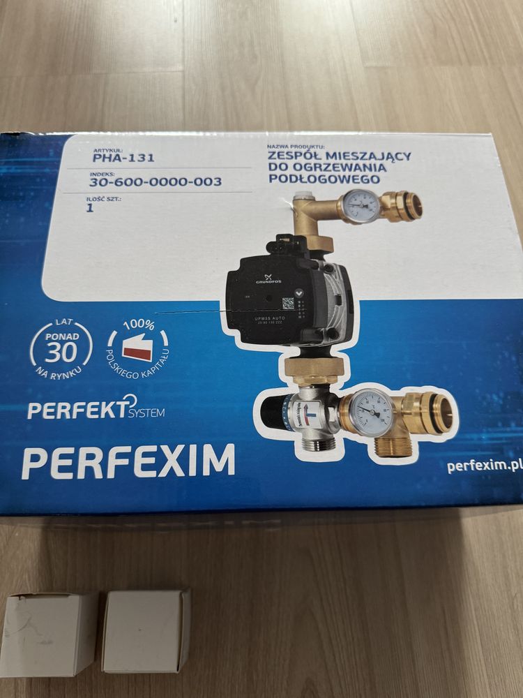 Zespół mieszający do ogrzewania podłogowego z pompą Grundfos, PHA-131.