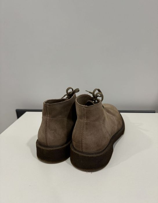 Чоловічі шкіряні замшеві туфлі (дезерти) Zara