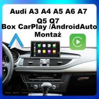 AUDI BOX APPLE CarPlay AndroidAuto A3 A4 A5 A6 A7 Q5 Q7 Montaż