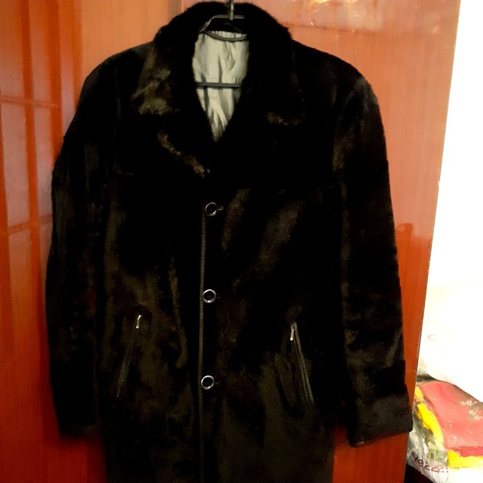 Полушубок  чоловічий (верблюд+комір норка)