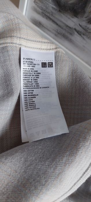 Uniqlo сорочка фланелева р.М