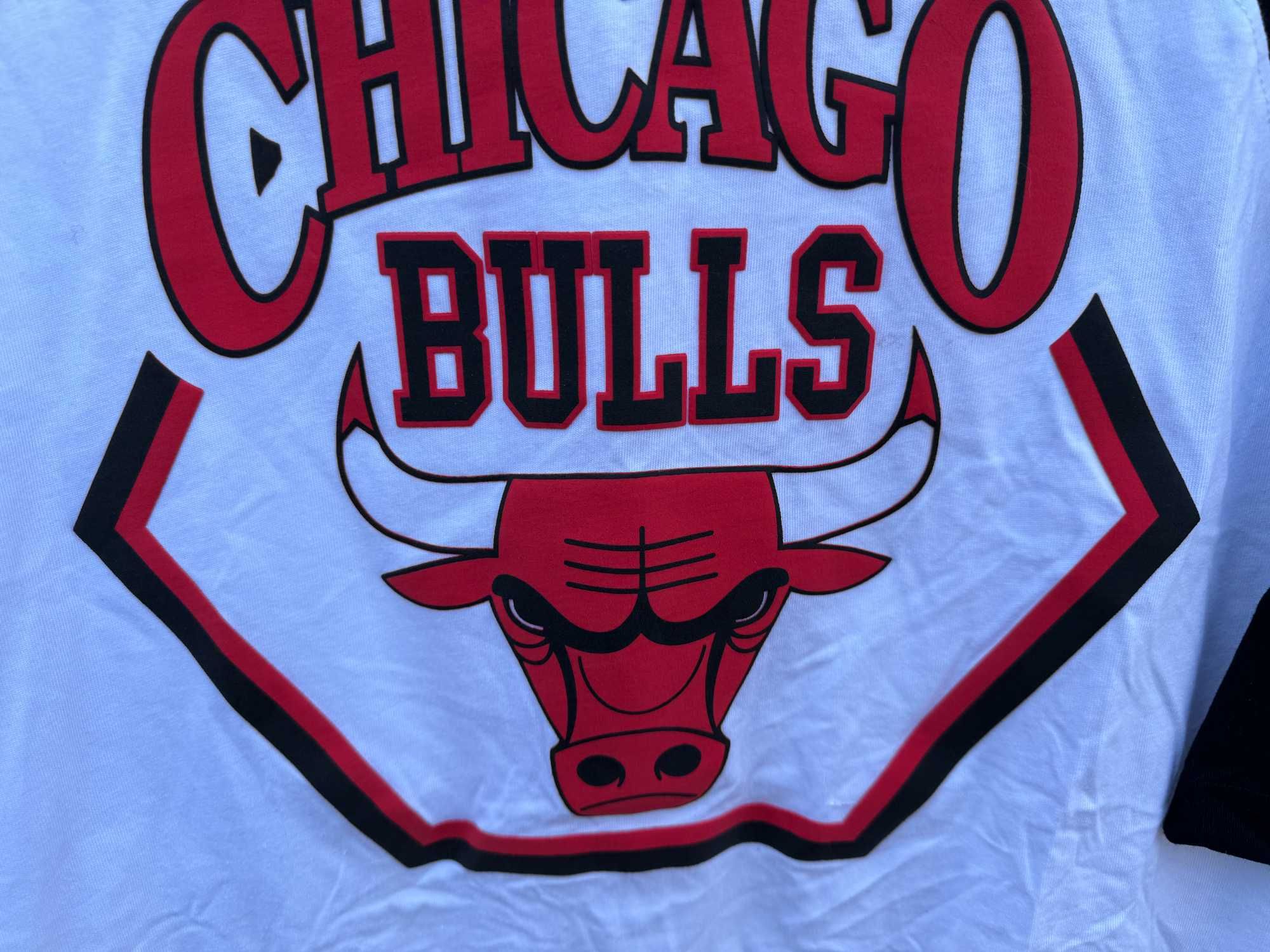 Біла Футболка Chicago Bulls NBA баскетбол Чикаго Буллс  супер стан