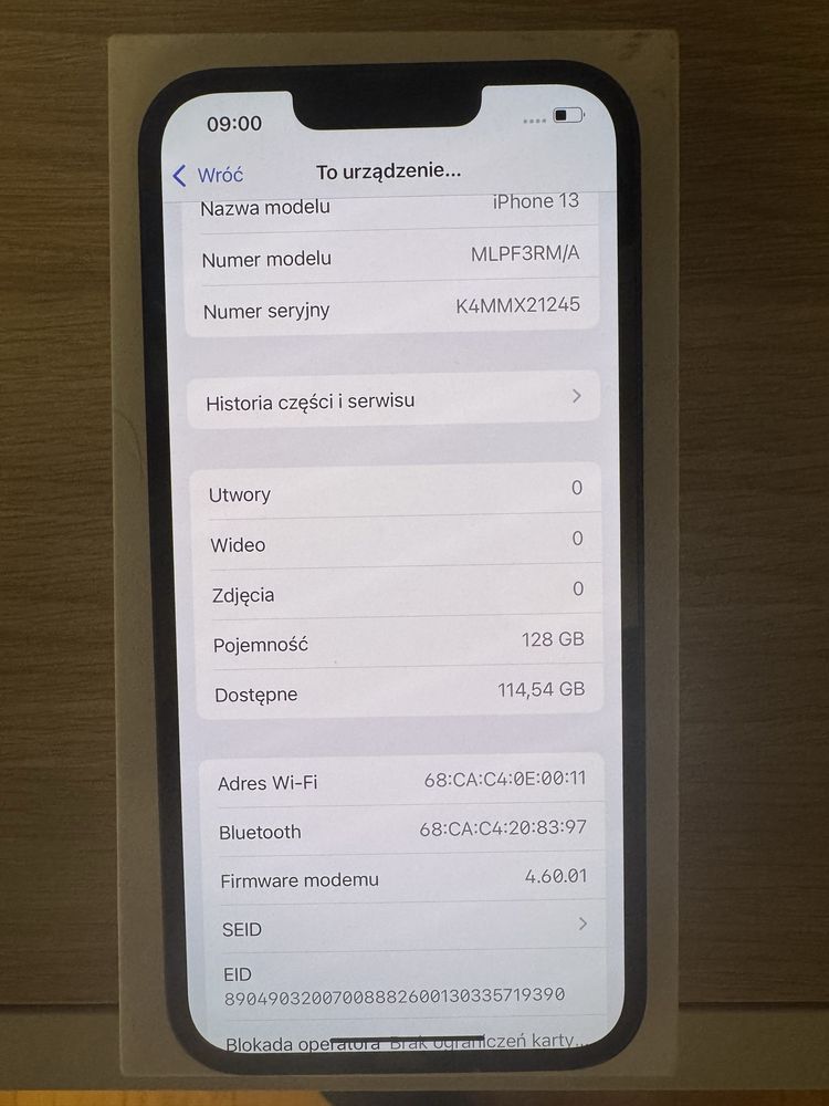 Iphone 13 | 128GB | Stan Bardzo Dobry | Nowa Bateria