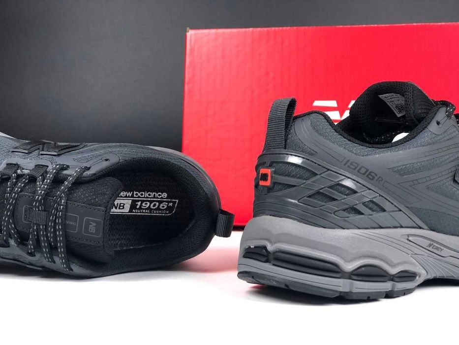 ТЕРМО! New Balance 1906R Gore-Tex Grey Black 41 42 43 44 45 46 гортекс