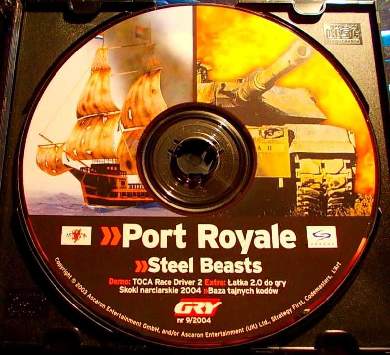 Gra PC - Port Royale, Steel Beasts - (GRY 9/2004)