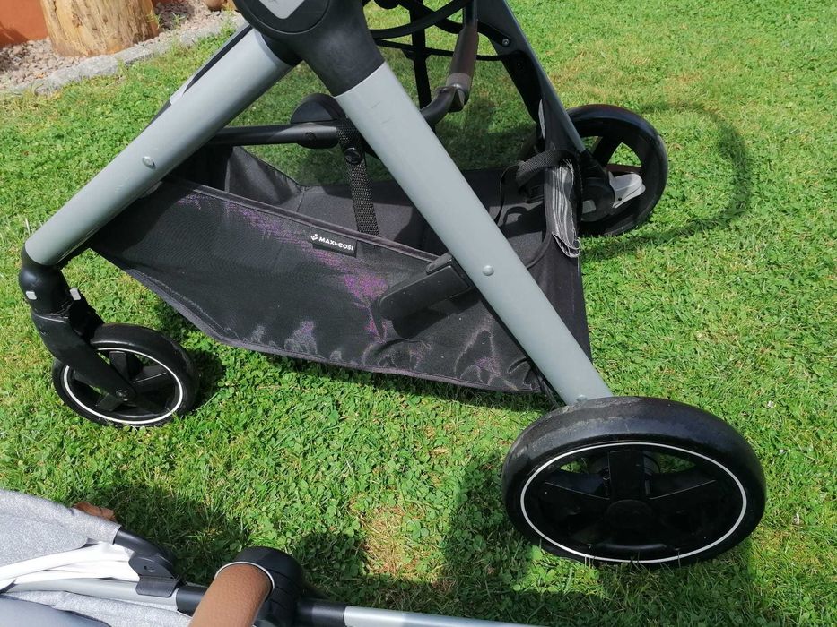 Wózek Maxi Cosi 3w1, składany, głęboki, spacerowy, fotelik, nosidełko.